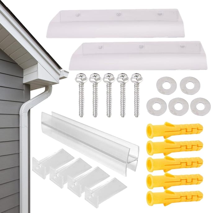 Voordeur Luifel - Overkapping Deur - Bescherming Buiten - UV-bestendig Polycarbonaat - 40 x 100 cm - Transparant