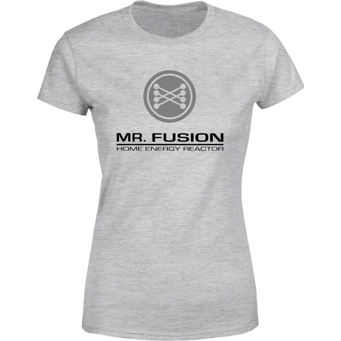 Back To The Future Mr Fusion Women's T-Shirt - Grey - L