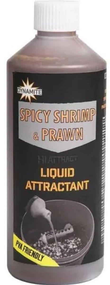 Dynamite Baits Spicy Shrimp & Prawn Vloeibare Attractant | 500ml