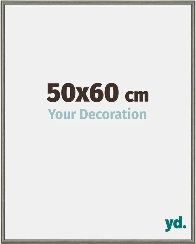 Your Decoration - Fotolijst 50x60 cm - Aluminium - Mercury Structuur - New York