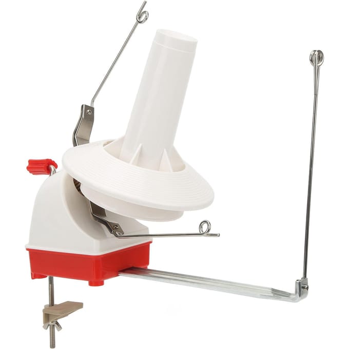 Garenbolwinder Huishoudelijk Handmatig Handbediend Winder Machine met Desktop Bevestigingsplaat white