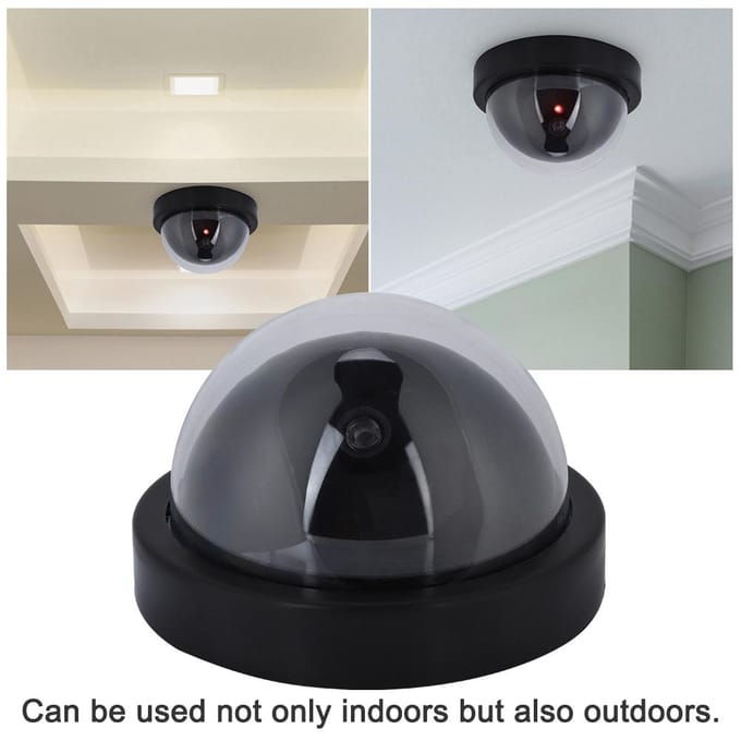 MR-02Y Dummy Nep Koepel Surveillance Beveiligingscamera Gesimuleerde Dummy Camera met 1 stuks LED-licht