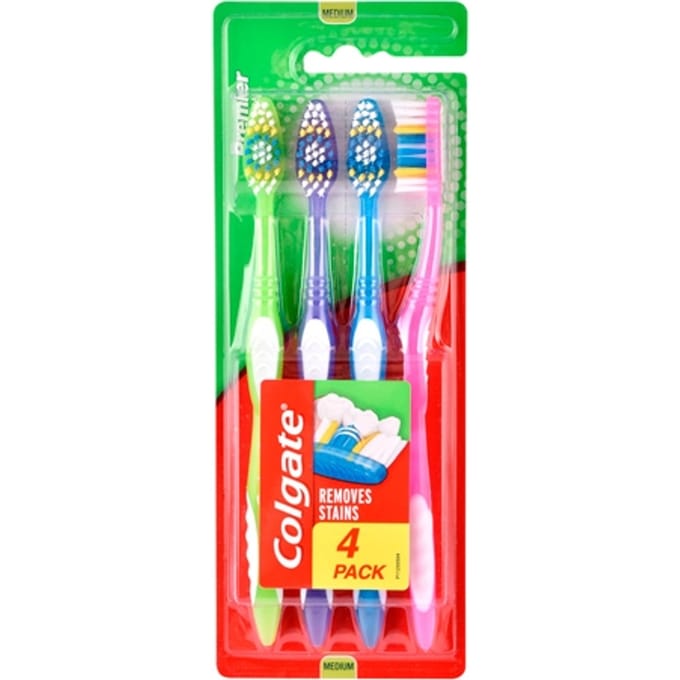 Colgate Premier Clean Medium Tandenborstels - 4 stuks