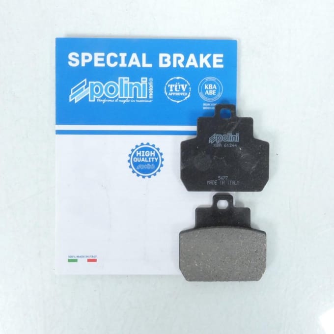 Plaquette de frein Polini pour Scooter Piaggio 250 X8 2005 à 2020 Neuf