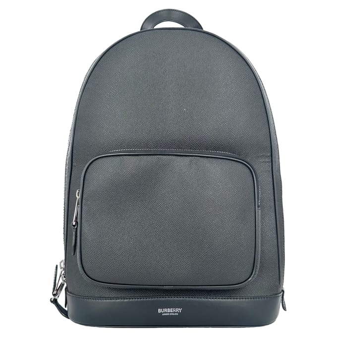 Burberry Rocco rugzak in zwart generfd leer