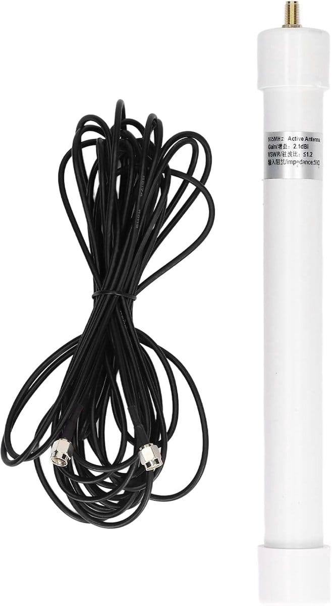 Actieve Antenne - RFID Ontvanger - Buiten Gebruik - 21 dBi Versterking - 6 Meter Kabel