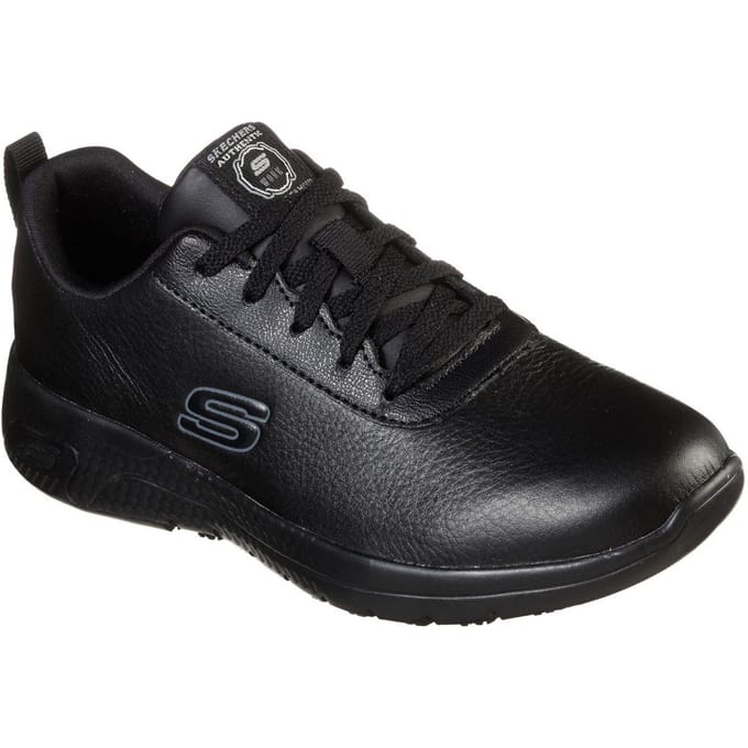 Skechers Dames Marsing Gmina Slipbestendige Leren Schoenen