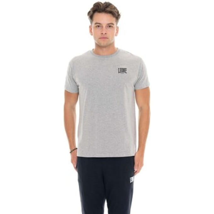 T-shirt Korte Mouw Leone 1947 Man Short Sleeves Small Logo