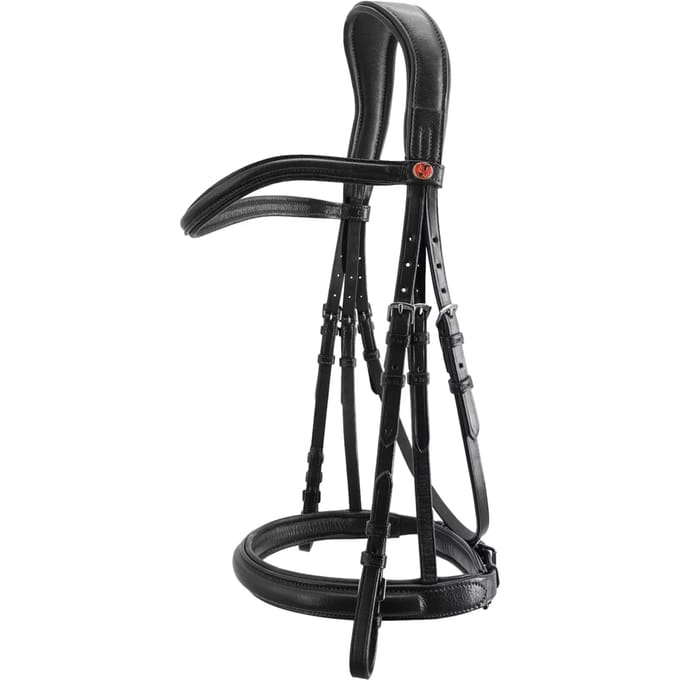 Hoofdstel Kieffer Ultrasoft® Sue Arched Leather Browband