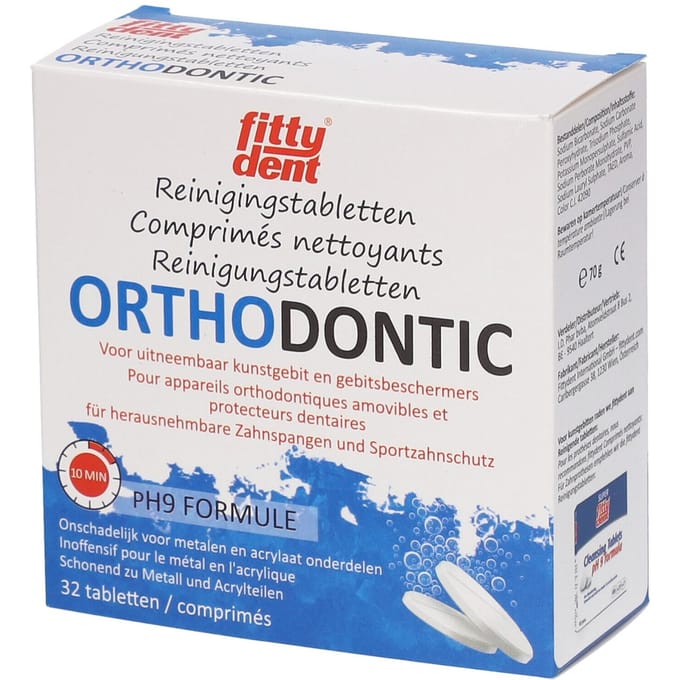 Fittydent Orthodontic Reiniging Bruistabl 32