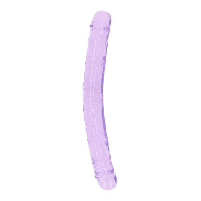 Shots - RealRock REA159PUR1 - Realistic Double Dong - 13'' / 34 cm - Purple