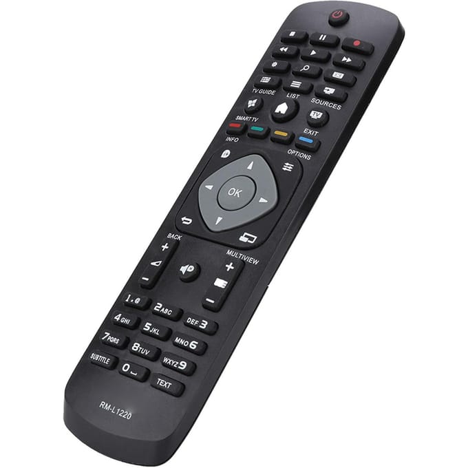 Télécommande multifonction pour téléviseur Philips RC19002B RC2031 black