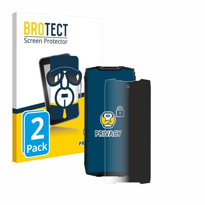 BROTECT - privacy screenprotector voor Blackview BV9300 Pro - Folie Beschermfolie Blauwlichtfilter 2 Stuks