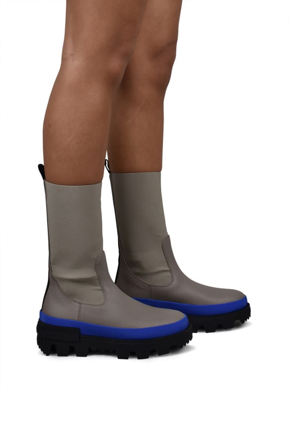 Moncler Chelsea Neue Laarzen Grijs
