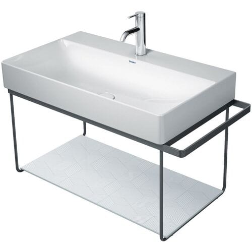 Duravit DuraSquare metal console, wall-mounted 86.5 x 45.1 cm, 0031124600