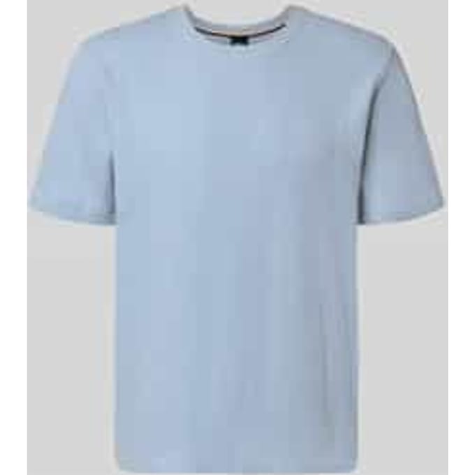 Regular fit t-shirt met met wafelstructuur model 'STRUCTURE'