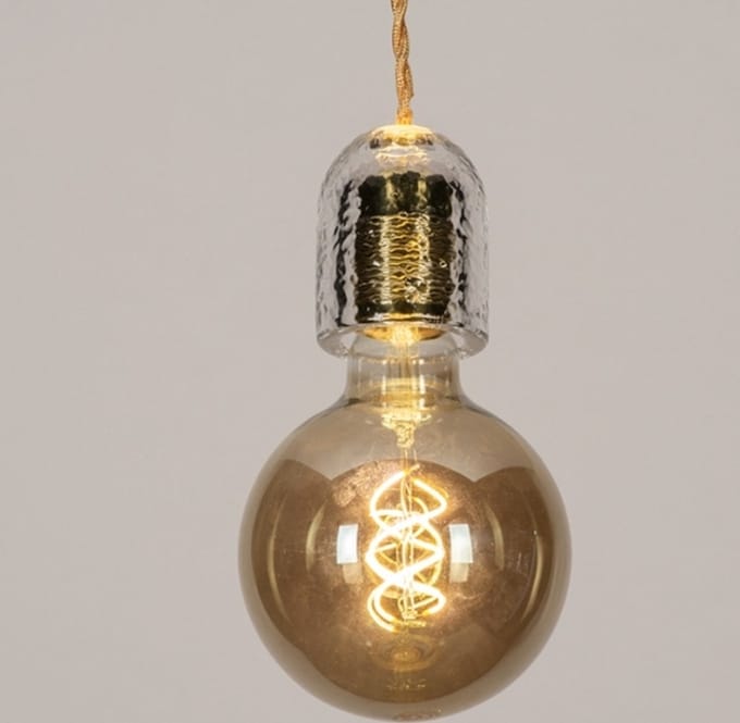 Lumidora Hanglamp 74377 - ILUMES - E27 - Goud - Metaal - ⌀ 10 cm