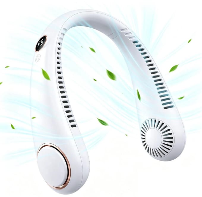 Nek Ventilator - USB ventilatoren - 5 Standen - Wit