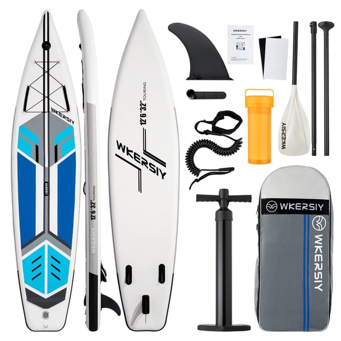 Planche de SUP gonflable Stand Up Paddle Board 6 pouces d'épaisseur SUP planche de Surf ensemble de Surf avec Paddleboard Surf 350cm vert