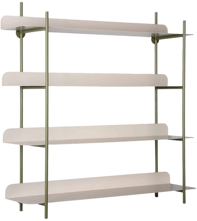 Present Time Wanddecoratie Reina Cuatro - Groen - 60x16x60cm - Modern