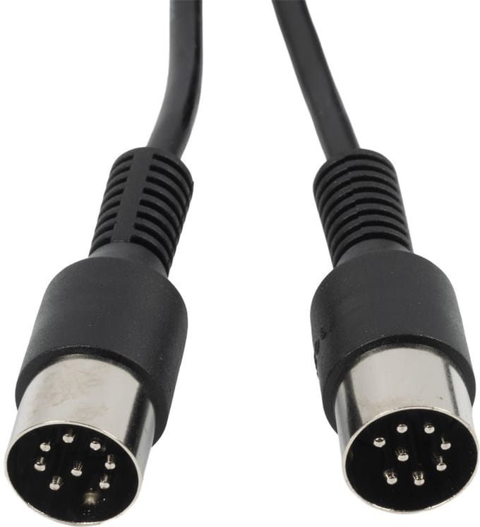 BOSSCOM DIN 8-pins / Powerlink PL8 kabel voor B&O | zwart | 1 meter