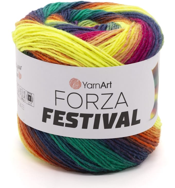 Sokkenwol Yarnart Forza Festival - Lang Verloop - 2917