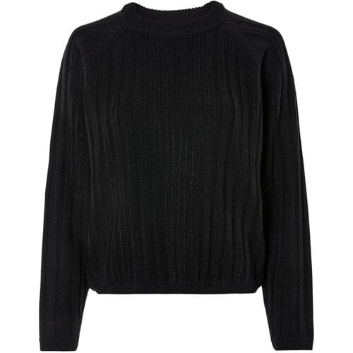 ESMARA Dames gebreide trui, casual pasvorm (Zwart, S (36/38))