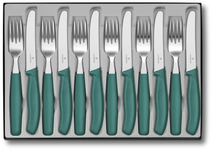 Victorinox Swiss Classic Tafelset 12st - Groen - Kartel