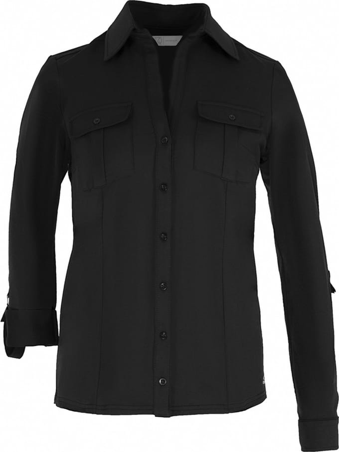 TQ Amsterdam Blouse Gwen O Basic Travel 00tq072abet Black Dames Maat - M