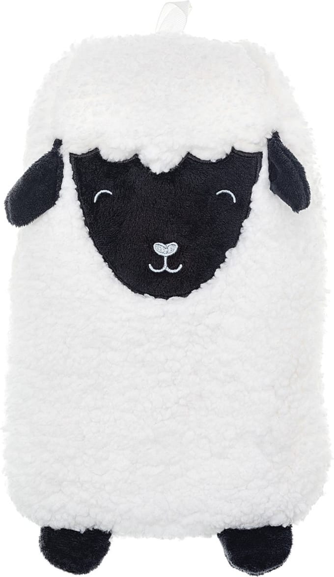 Sass & Belle - Kinderkruik - Warmtekruik - Schaap - 0,75 liter