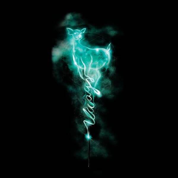 Harry Potter Doe Always Patronus dames t-shirt - Zwart - M
