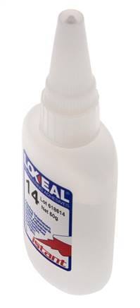 Loxeal Secondelijm 50ml Transparent 1-2s Uithardingstijd Metaal, Plastic En Neopreen/NBR Oppervlakten