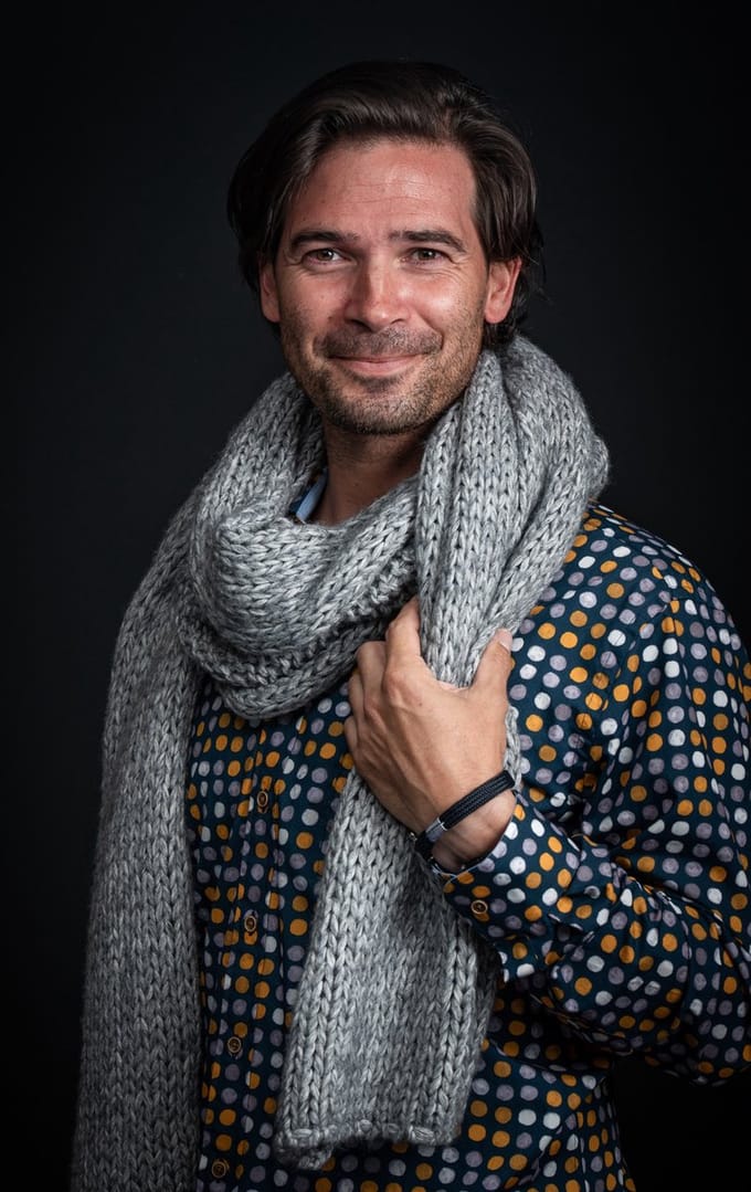 Sjaal Antartica - Lichtgrijs