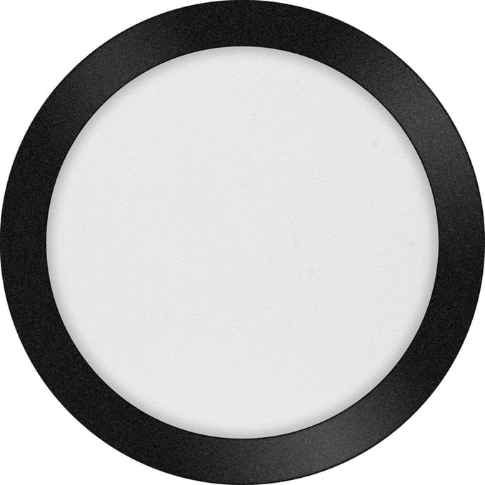 ETH Anne LED plafonnière 4 settings zwart 26x2.7cm 15W IP44 Rond