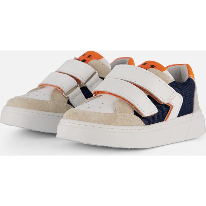 Muyters Velcro Sneakers blauw Leer - Maat 24 - Kinderschoenen