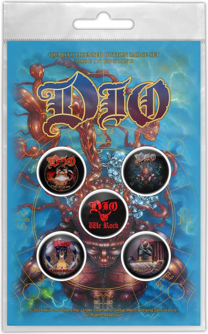 Dio - Strange Highways Badge/button - Set van 5 - Multicolours