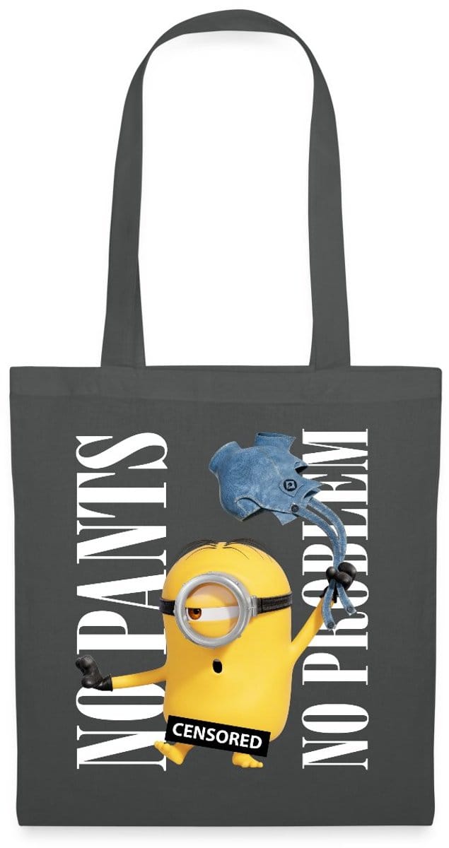 Minions Censored No Pants No Problem Tas Van Stof Schoudertas