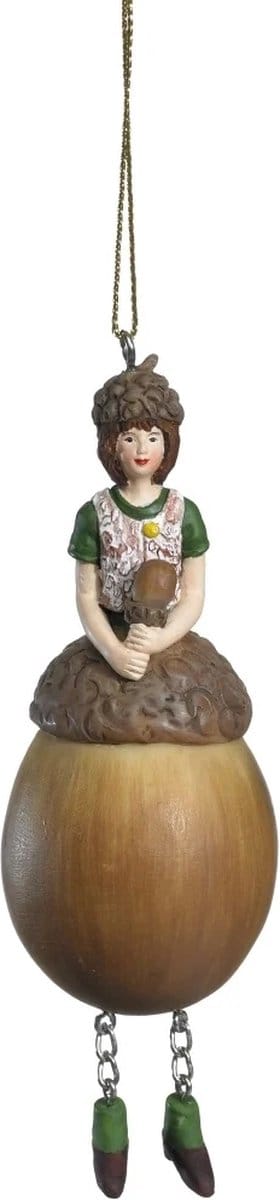Bloemenmeisje hangend "Eikel"