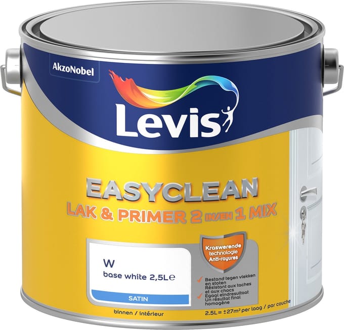 Levis EasyClean Lak & Primer 2-In-1 Mix - Shady Brown B10 - 2,5 L