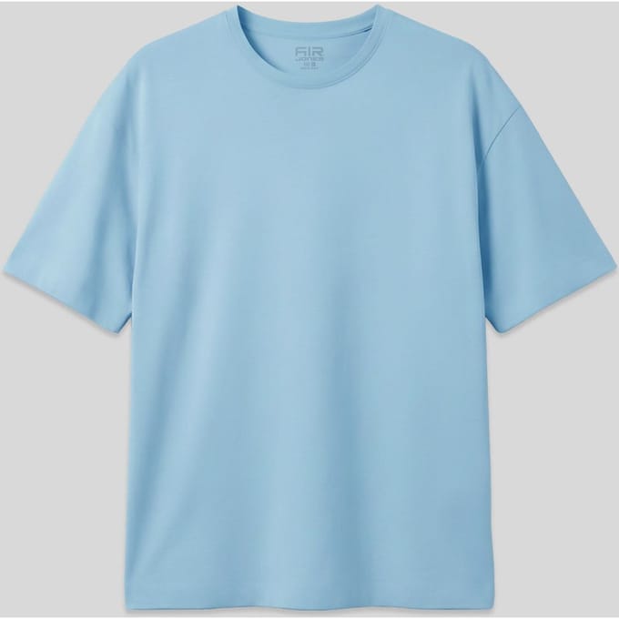 Overmaatse Katoenmix Crew Neck T-Shirt