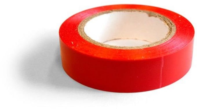 Danicom Isolatie tape rood 10 meter