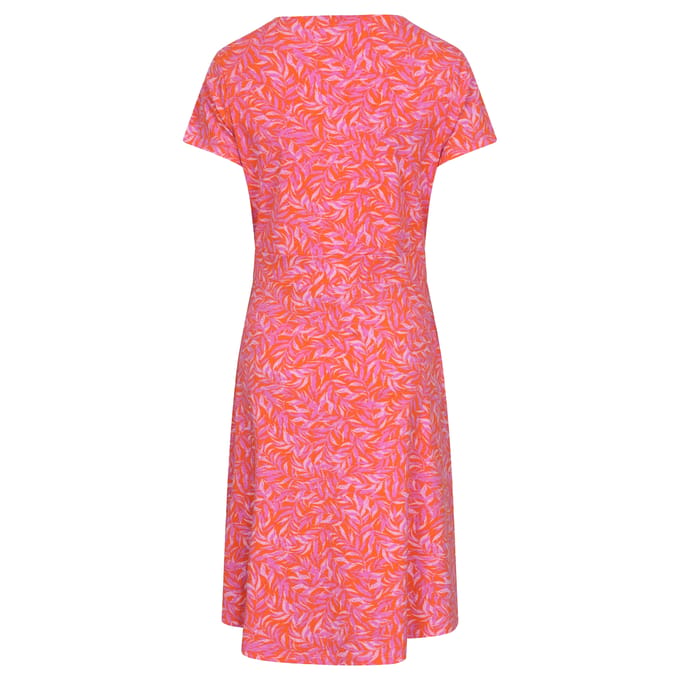 Mountain Warehouse Dames Orchidee Bladeren Jurk (Helderroze)