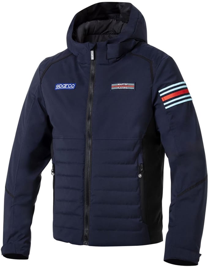 Sparco Martini Racing Winterjas - Marineblauw - Maat S