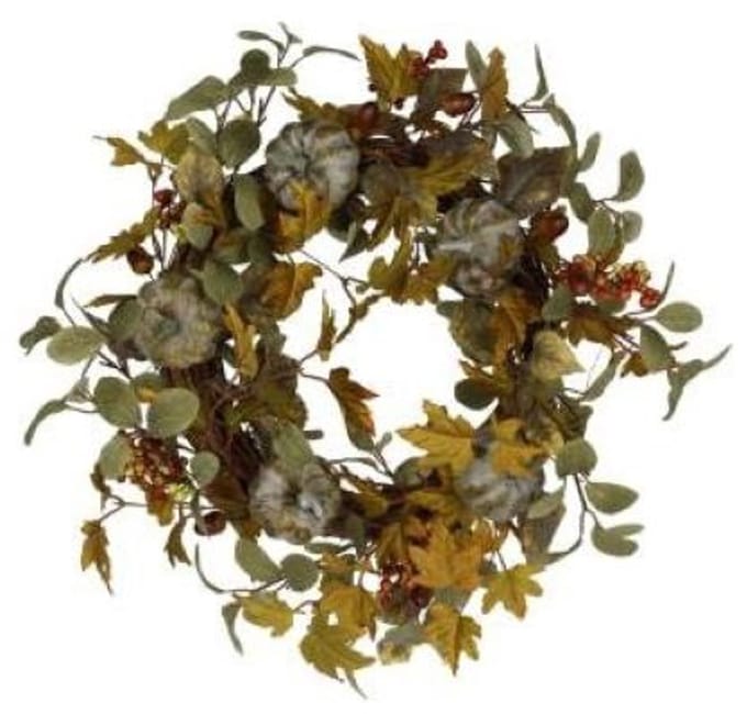 DBT Krans "Autum Freze" Groen-Multicolour D 50 cm H 15 cm