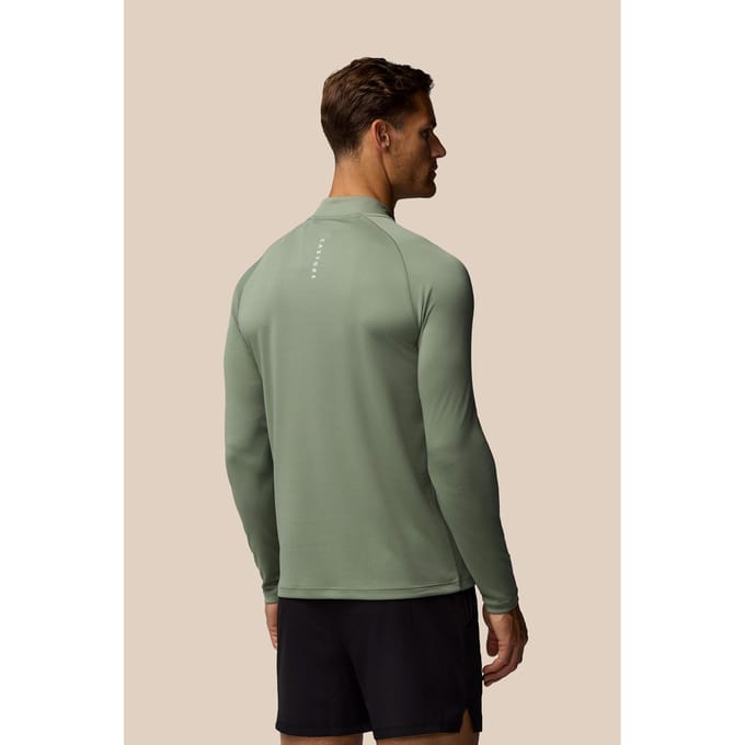 Castore Adapt Training 1/4 Zip Top Polyester Heren Blauw Actieve Kleding T-Shirts