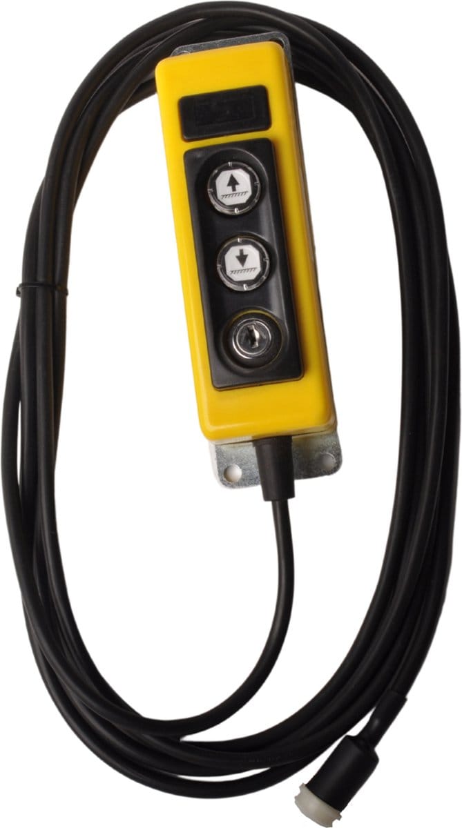 Bediening powerpack - SPX - 4 meter kabel - met sleutelvergrendeling - voor SPX hydraulische pomp