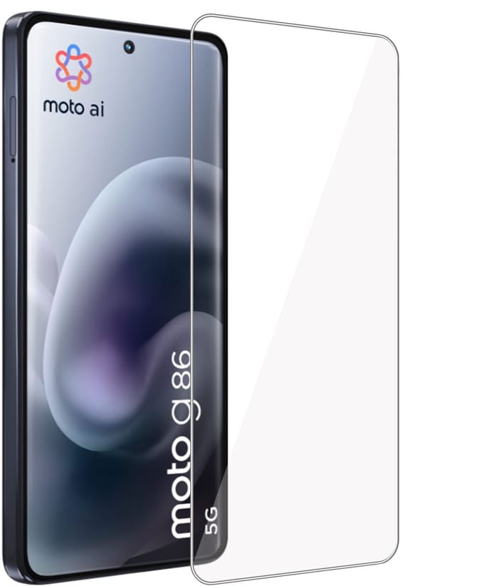 ChiGuard Screenprotector Geschikt voor Motorola Moto G86 Screenprotector - Beschermglas - Curved - GuardCover