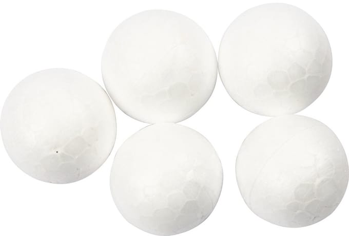 Ballen, d 2 cm, wit, 200 stuk/ 1 doos