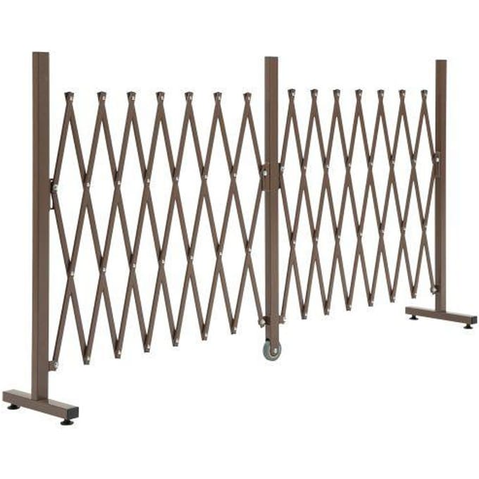 Schaarhek - MUVOE - Uitschuifbaar 52-405cm - Aluminium - IJzer - Bruin bruin