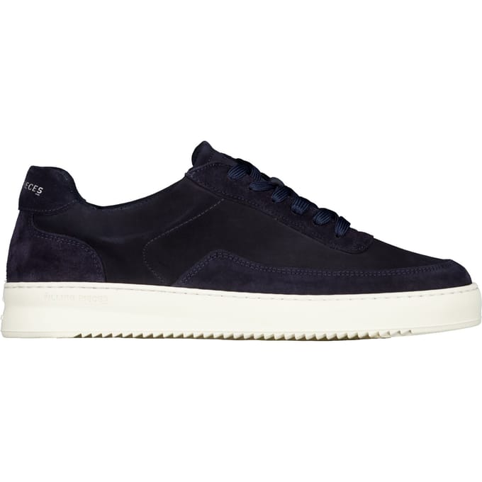 Filling Pieces 122610301353 Sneakers Donkerblauw Mondo Suede Grain